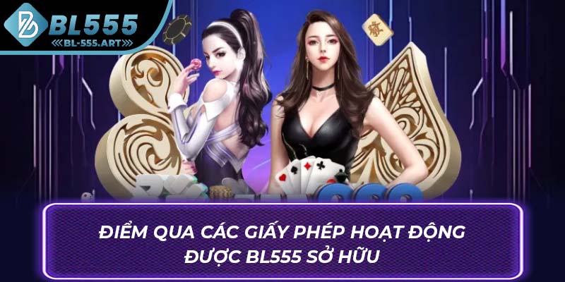 Điểm qua các giấy phép hoạt động được BL555 sở hữu
